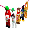 12 Holiday Plush Character Assortment - Christmas Hanging Decoration
