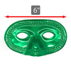 50 Mardi Gras Masks - Metallic Masquerade Half Party Masks - Bulk