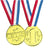50 Goldtone Plastic Award Winner Medal - BULK