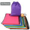 50 Bulk Drawstring Bags - Polyester Backpacks