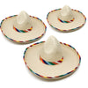 1 Dozen 20" Adult Sombrero Hat with Mexican Serape (12 Pieces)