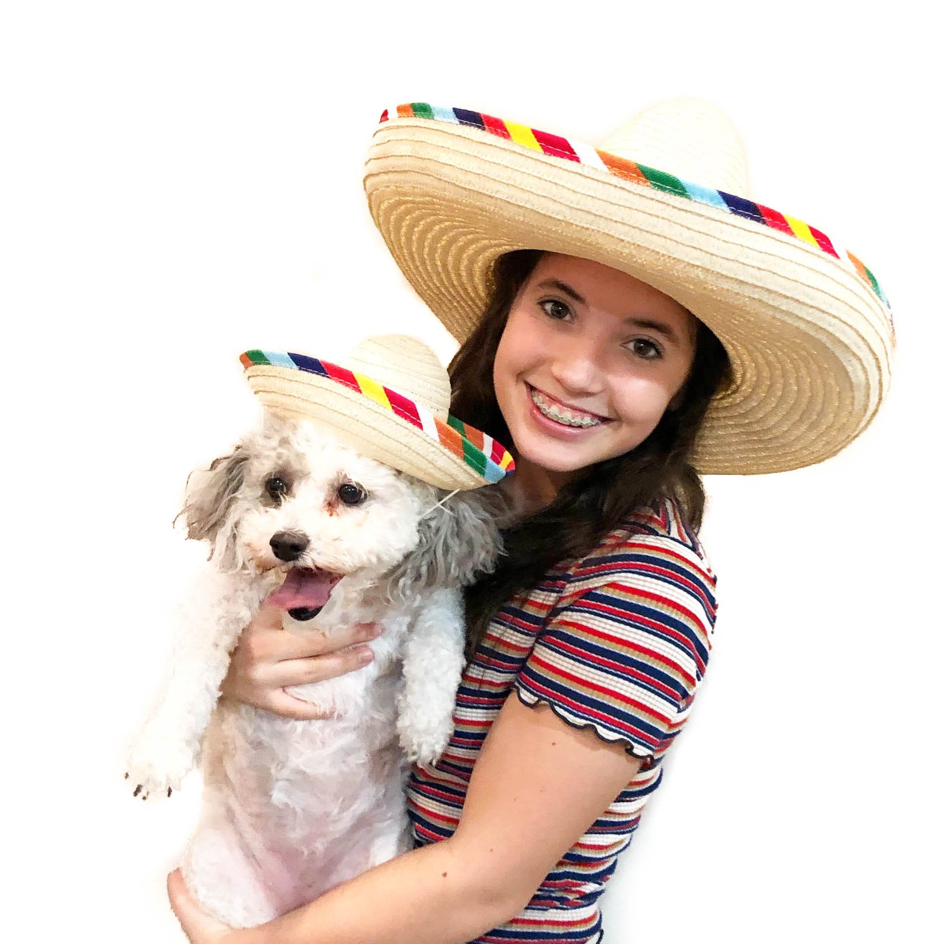 Podzly 12 Mini Sombrero Fiesta Party Supplies - Mexican Themed Party Decorations (1 Dozen)