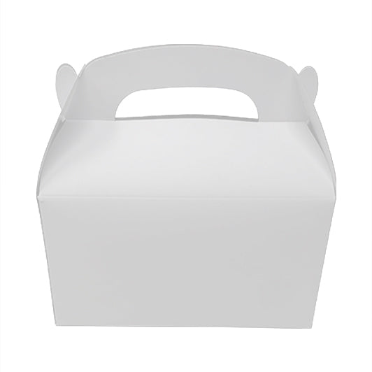 48 Pack White Treat Boxes with Handles