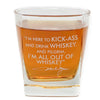 John Wayne Quote Whiskey Cocktail Glass, 10 oz
