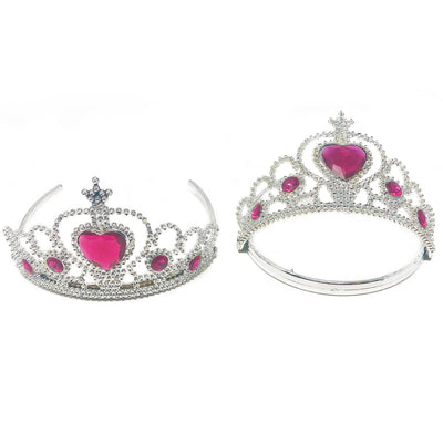 48 Piece Princess Jewelry Accessory Toy Pretend Play Set - Tiaras, Princess Wands, Jeweled Rings